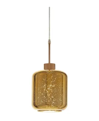 Lampa wisząca - Złota Zwis Alacosmo W1