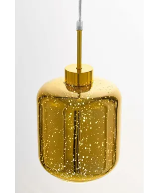 Lampa wisząca - Złota Zwis Alacosmo W1