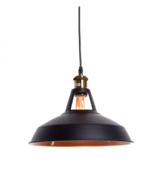 Lampa wisząca - Czarna Loft Zonda