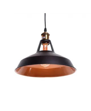 Lampa wisząca - Czarna Loft Zonda