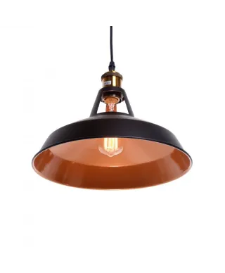 Lampa wisząca - Czarna Loft Zonda
