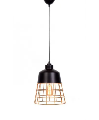 Lampa wisząca - Loft - Industrialna Czarna - Bagsy
