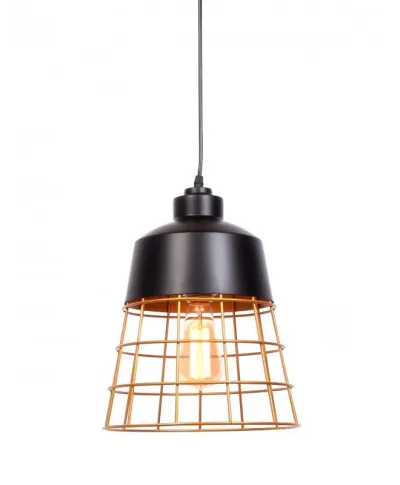 Lampa wisząca - Loft - Industrialna Czarna - Bagsy