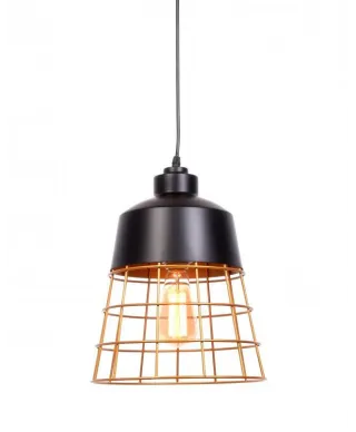 Lampa wisząca - Loft - Industrialna Czarna - Bagsy