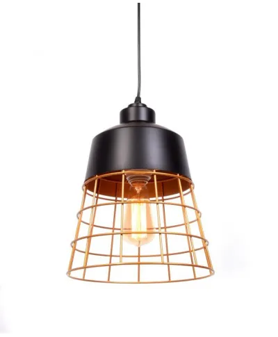 Lampa wisząca - Loft - Industrialna Czarna - Bagsy