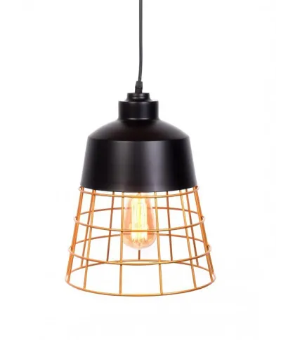 Lampa wisząca - Loft - Industrialna Czarna - Bagsy