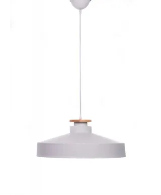 Lampa biała wisząca - Ludor