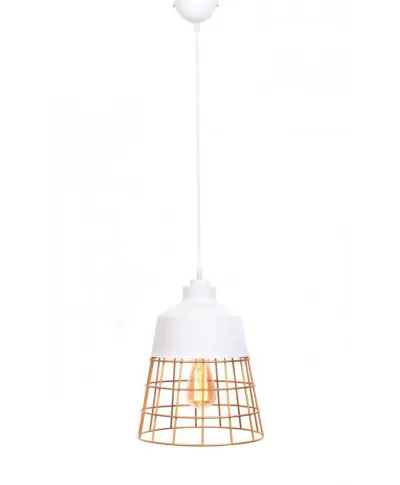 Lampa wisząca - Loft - Industrialna Biała - Bagsy