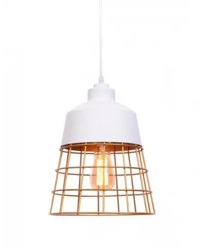 Lampa wisząca - Loft - Industrialna Biała - Bagsy