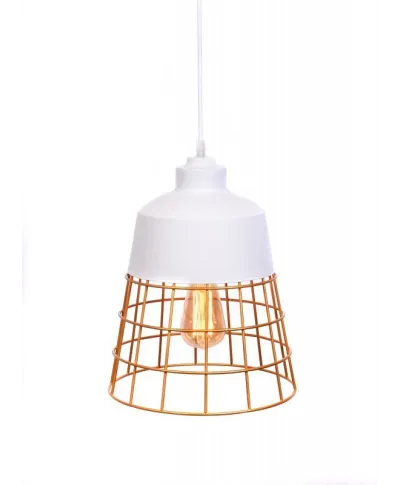 Lampa wisząca - Loft - Industrialna Biała - Bagsy