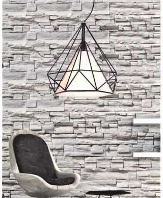 Lampa wisząca - Czarna - Skandynawska - Forti