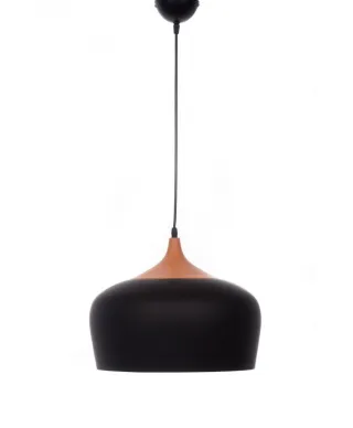 Lampa wisząca skandynawska - Czarna Consi