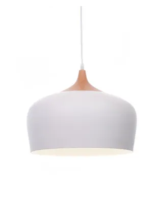 Lampa wisząca skandynawska - Biała Consi