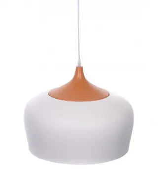 Lampa wisząca skandynawska - Biała Consi