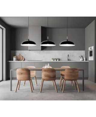 Lampa wisząca - Czarna Versi