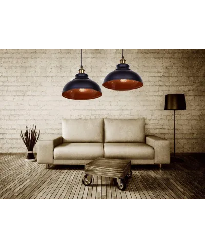 Lampa wisząca Loft czarna - Boggi