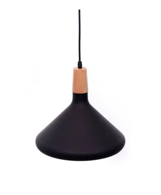 Lampa wisząca - Skandynawska - Czarna Bafido B1