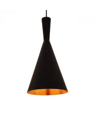 Lampa industrialna - wisząca - LOFT Czarna - Foggi 12A