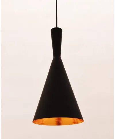 Lampa industrialna - wisząca - LOFT Czarna - Foggi 12A