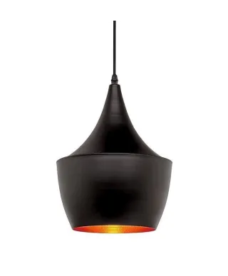 Lampa industrialna - wisząca - LOFT Czarna - Foggi 12B
