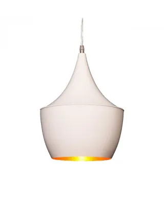 Lampa industrialna - wisząca - LOFT Biała - Foggi 12B