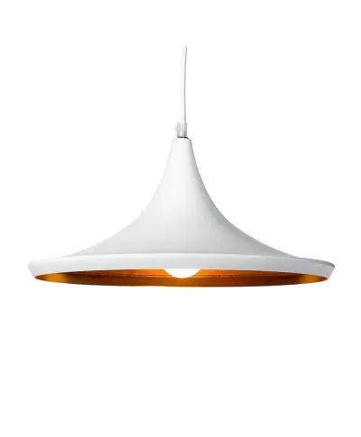 Lampa industrialna - wisząca - LOFT Biała - Foggi 12C