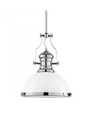 Lampa wisząca - Industrialna Biała Loft - Ettore