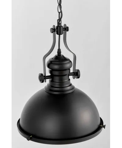 Lampa wisząca - Czarna industrialna - Eligio W1