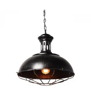 Lampa wisząca industrialna - Loft Stare srebro Boccato