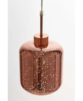 Lampa wisząca - różowe złoto - Alacosmo W1