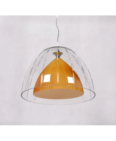 NOWOCZESNA LAMPA WISZĄCA ŻÓŁTA ARVILLA D40