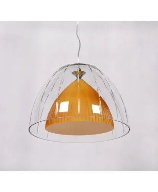 NOWOCZESNA LAMPA WISZĄCA ŻÓŁTA ARVILLA D40