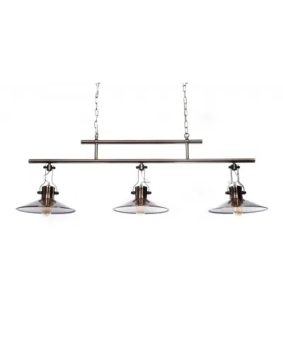 Lampa wisząca - Mosiężna Loft Setorre Trio