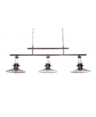 Lampa wisząca - Mosiężna Loft Setorre Trio