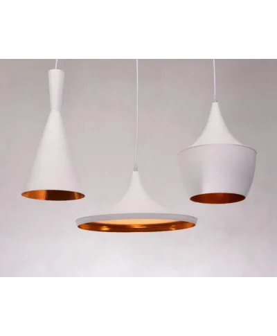 Lampa wisząca - Potrójna - LOFT Biała - Foggi Trio