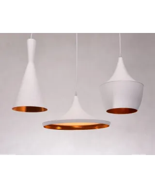 Lampa wisząca - Potrójna - LOFT Biała - Foggi Trio