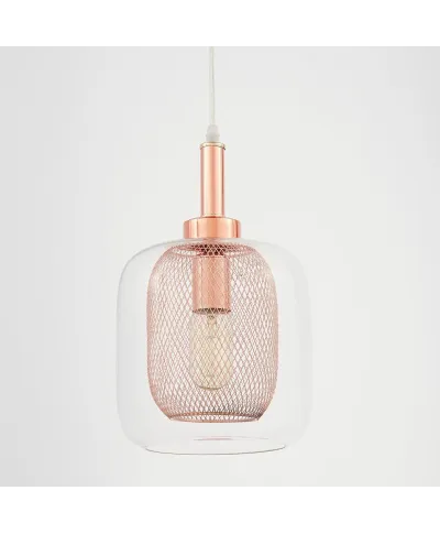 Lampa wisząca - Różowe Złoto Bessa