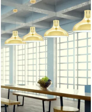 Lampa wisząca - Złota LOFT - Carrado