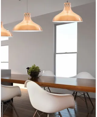 Lampa wisząca - Mosiężna LOFT - Carrado