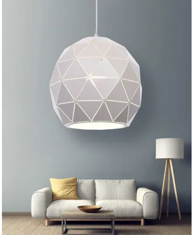 Lampa wisząca - Biała Bokka