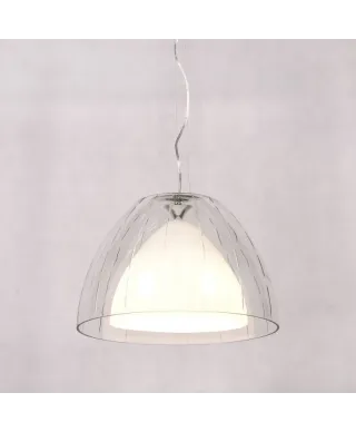 Lampa wisząca - Biała Arvilla D40