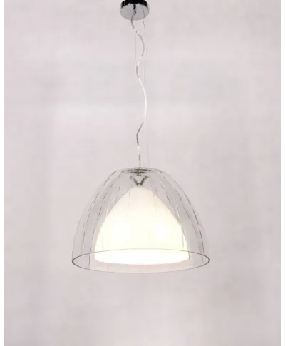 Lampa wisząca - Biała Arvilla D40