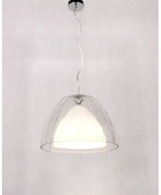 Lampa wisząca - Biała Arvilla D40