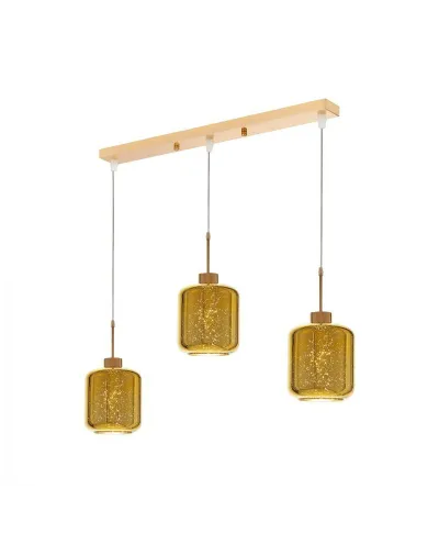 Lampa wisząca - Potrójna Złota - Alacosmo W3