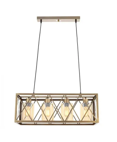 Lampa wisząca - Mosiężna Loft Nortis