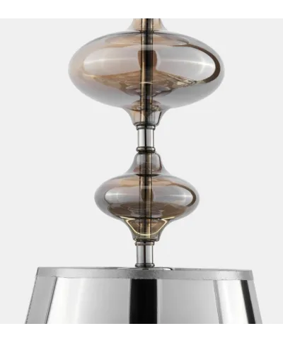 Lampa wisząca - Srebrna Veneziana W1