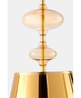 Lampa wisząca - Złota Veneziana W1