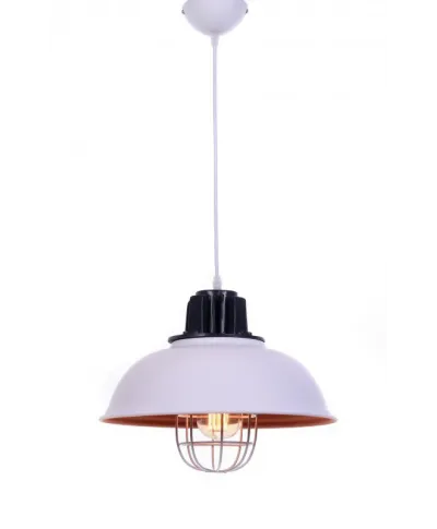 Lampa wisząca - Biała Loft Fuko