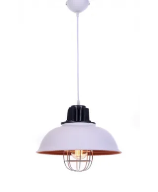 Lampa wisząca - Biała Loft Fuko