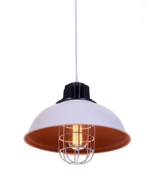 Lampa wisząca - Biała Loft Fuko